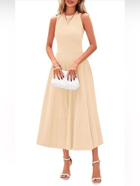 NWT - Tan Knit Tank Dress - Size Small